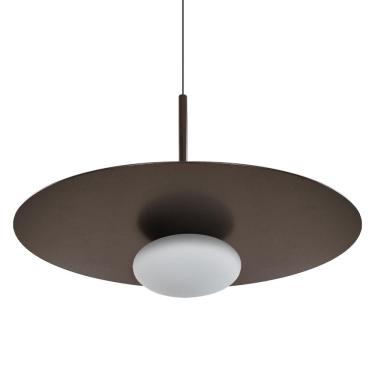 Imagem de Pendente Voss Marrom Corten 40cm Led 4W 3000K 127V 557 Itamonte