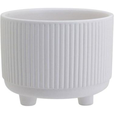 Imagem de CACHEPÔ 9x11x11cm CERÂMICA BRANCO