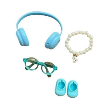 Imagem de Conjunto De Acessórios Para Boneca Labubu 4.0 Série Love: Fone De Ouvi