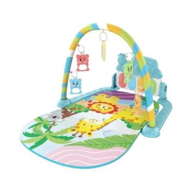 Imagem de Brinquedo De Fitness Para Bebês Recém-Nascidos, Piano Musical Com Peda