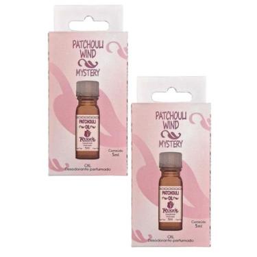 Imagem de Kit 2 Óleo Desodorante Perfumado Wind Mystery Patchouli 5Ml - Rugól