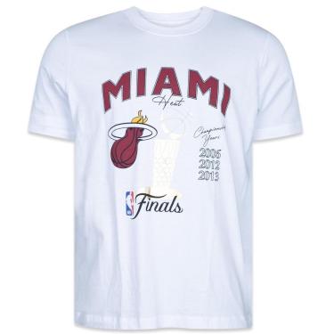 Imagem de Camiseta NBA Miami Heat Fan New Era Masculina-Masculino