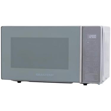 Imagem de Micro-ondas Brastemp 20 Litros Cor Inox Espelhado com Funções Pré-prep