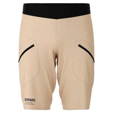 Imagem de Bermuda Enduro Ciclismo Masculina Trail Preto Esportivo Nomad, Bege, P