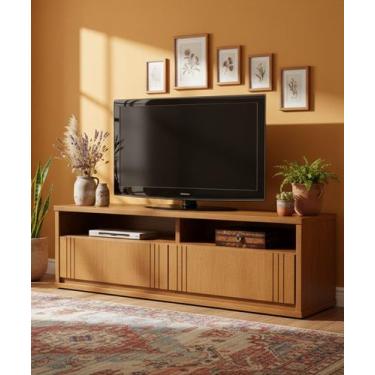 Imagem de Rack 1,50 x 50 x 40 Madeira Maciça Móveis de Gramado - Flávio Móveis G