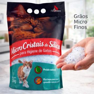 Imagem de Areia Sanitária Micro Cristais de Silica 1,5 Kg - Petdrean