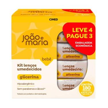 Imagem de Lenço Umedecido Com Fragrância João e Maria Leve 45 Unidades Cada - Le