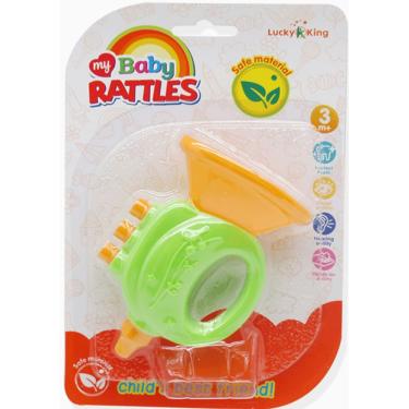 Imagem de Chocalho Infantil My Baby Rattles para Estimular Percepção Auditiva e Coordenação Motora Toy King