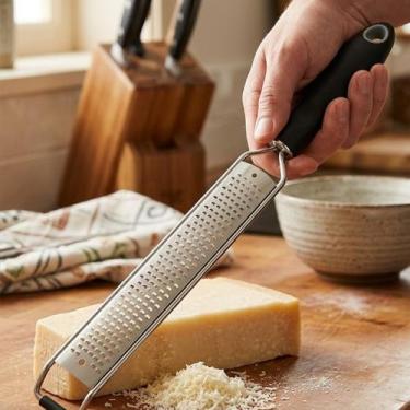 Imagem de Ralador Manual Aço Inoxidável 34cm Frutas Legumes Queijos Cozinha Unte