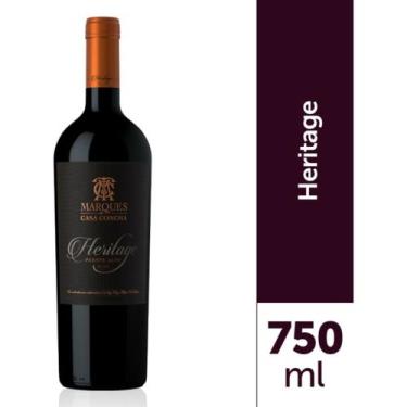 Imagem de Vinho Chileno Marques De Casa Concha Heritage 750ml 2020