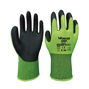 Imagem de Zwbfu de jardinagem universais de borracha de nitrilo de limpeza doméstica de trabalho leves de segurança respirável para homens mulheres com pulso elástico, tamanho M
