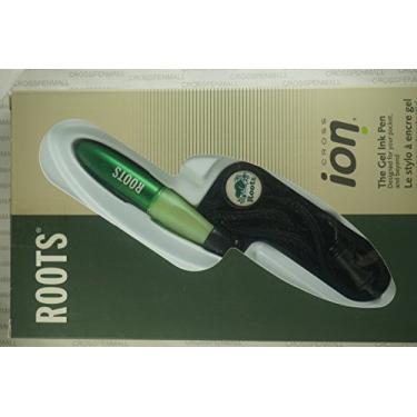 Imagem de Caneta esferográfica de tinta de gel Cross Ion em barril verde plásmico com clipe de chave