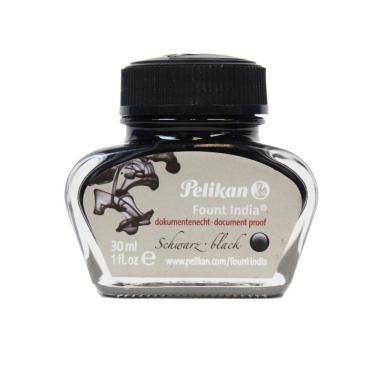 Imagem de Tinta Para Caneta Tinteiro Pelikan Preta Prova D`Água 30Ml