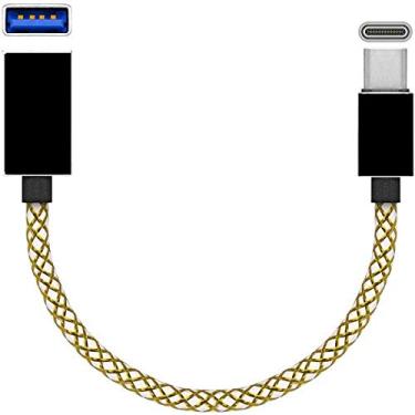 Imagem de Cabo USB-C Macho Para USB Fêmea