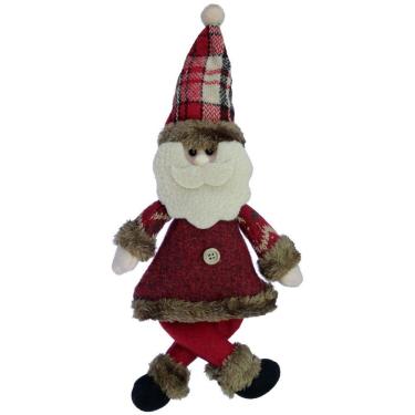 Imagem de Enfeite Papai Noel Natal Em Tecido 30Cm