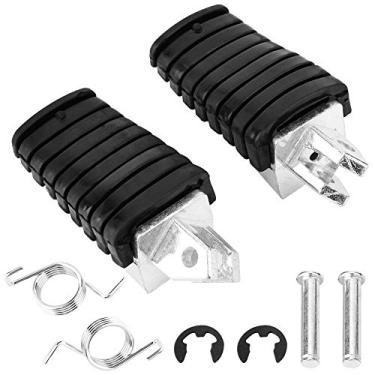 Imagem de Pés de motocicleta Qiilu antiderrapantes de borracha frontal para apoio de pé Painel de apoio de pé para Yamaha XV250 XV125 XV400 XV500 XV535 XV750 XV1100 XVS125 XVS250 XVS400 XVS650