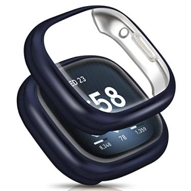 Imagem de ORIbox Capa ultrafina compatível com Fitbit Versa 2 Smartwatch, TPU HD, capa protetora completa resistente a arranhões e absorção de choque