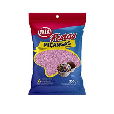 Imagem de Confeito Miçanga Granulado Brigadeiro, Doces, Confeitaria Várias Cores 500g (Rosa)