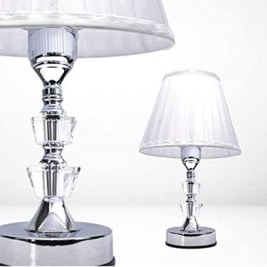 Imagem de Abajur de Mesa Cristal Cupula Abajur Para Quarto 3 Níveis de Intensidade Toque na Base (110)