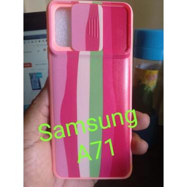 Imagem de Capinha Case Samsung A71 Personalizadas Emborrachada Com Proteção De C