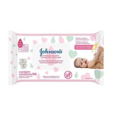 Imagem de Lenços Umedecidos Johnson`s Baby Extra Cuidado 96 Unidades