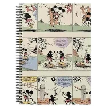 Imagem de Caderno Colegial Mickey Mouse Disney Quadrinhos 1 Matéria 80 Folhas -