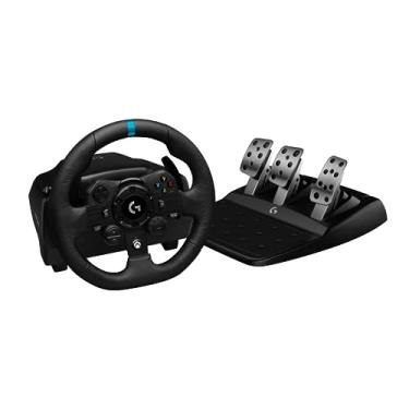 Imagem de Volante Logitech G923 para Xbox Series X|S, Xbox One e PC com Force Feedback TRUEFORCE, Pedais Responsivos, Launch Control e Acabamento em Couro