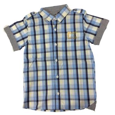 Imagem de Camisa manga curta infantil masc Zemar xadrez