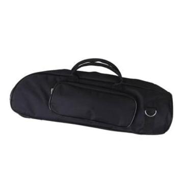 Imagem de Fancyes Bolsa de viagem para trompete, capa de com bolsos, zíper, instrumento musical, bolsa de transporte para banda, palco, fora de viagem