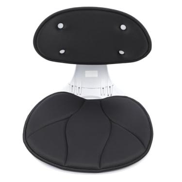 Imagem de Corretor de Postura Ergonômico Dobrável para Cadeira de Escritório, Suporte para Cintura, Alivia o Desconforto Ao Dirigir, Uso Doméstico (Preto)