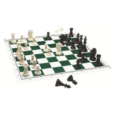 Imagem de Jogo De Xadrez Oficial Com Estojo Em Madeira - Xalingo