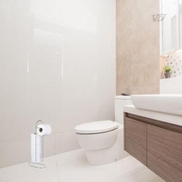Imagem de Porta Papel Higiênico Suporte Para 4 Rolos Design Moderno E Elegante E
