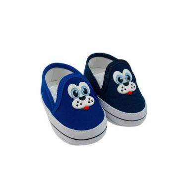 Imagem de Kit Com 2 Pares Sapatinho De Bebê Sapato De Bebê Direto Da Fabrica T53