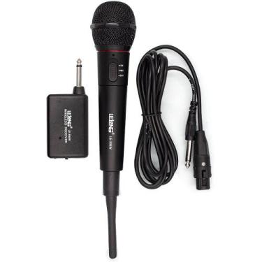 Imagem de Microfone Dinâmico sem Fio LE-996W LeLong