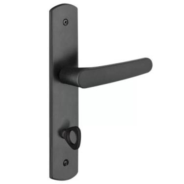 Imagem de Fechadura Banheiro Ipanema Espelho Polímero Preto 40mm  - Soprano