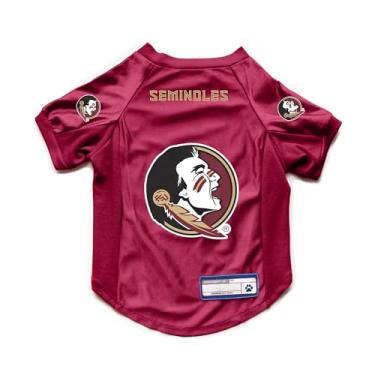 Imagem de Littlearth Camiseta elástica NCAA Florida State Seminoles para animais de estimação, cor do time, pequena