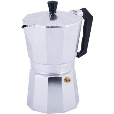 Imagem de Cafeteira Italiana 9 Doses Em Alumínio Polido - Café Cozinha 9 xícaras