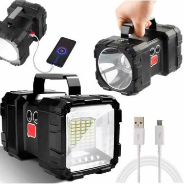 Imagem de Lanterna Tática Recarregável Multifuncional Led Usb Mini - Correia