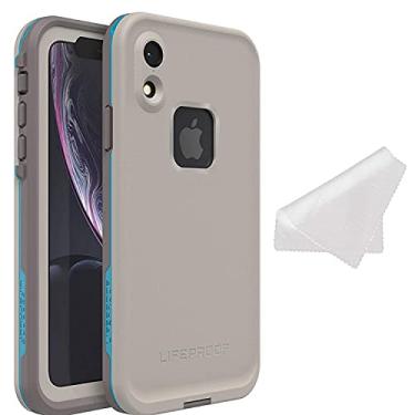 Imagem de LifeProof Capa à prova d'água série FR♚ para iPhone XR (apenas) com pano de limpeza - embalagem de varejo - Body SURF (cimento/gárgula/oceano havaiano)