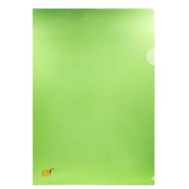 Imagem de Kit 10 Pasta em L A4 Yes Protetor Documentos L310C C/10, Verde