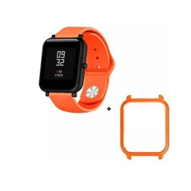 Imagem de Kit Pulseira + Case bumper para Bip e BIP Lite - Nsmart, Laranja tipo 