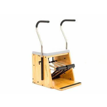 Imagem de Aparelho de Pilates Cadeira Combo Classic Step Chair Branco - Arktus