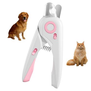 Imagem de Cortador de Unha Pet Gato Cao Cachorro Animal de Estimaçao Lanterna Luz Led Lixa de Unha Eficiente Seguro Confortavel