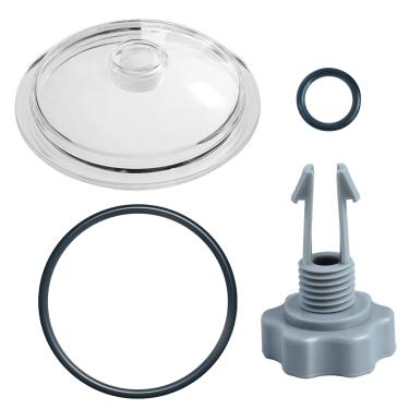 Imagem de XJJ 28645EG Tampa para armadilha de folha de piscina 12,7 cm tem anel de vedação, válvula, adequada para bombas de filtro de areia Intex de 30,5 cm, não serve para bombas de filtro de areia Intex de