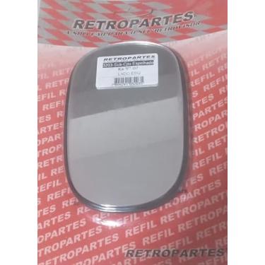 Imagem de Espelho Retrovisor Lado Esquerdo com Lente e Base, Compatível com Ford Ka 1997-2007, Lado Motorista