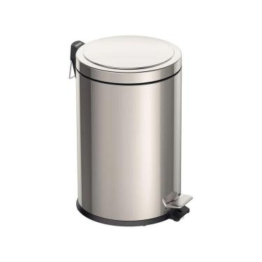 Imagem de Lixeira Com Pedal Tramontina Brasil Em Aço Inox Com Balde Interno 20 L