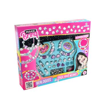 Imagem de KIT Pulseiras Miçangas Berloques Joias Infantil Meninas 