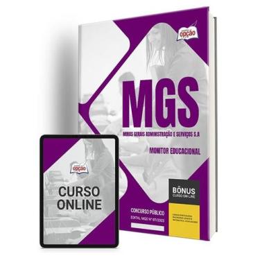 Imagem de Apostila MGS-MG 2024 - Monitor Educacional - Apostilas Opção