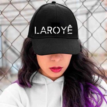 Imagem de Boné Preto Laroyê Exú - Escrita Branca - Lojas Áurea
