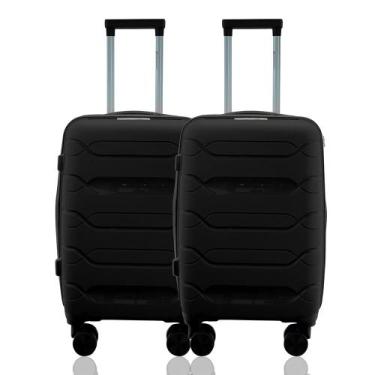 Imagem de Kit Duas Malas De Bordo 10kg em Polipropileno Rodas 360º - Gladiador P